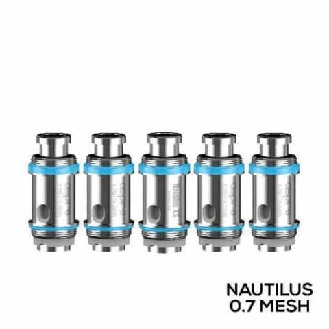nautilus-xs-07ohm-mesh-replacement-coils-5-pack, Nautilus XS