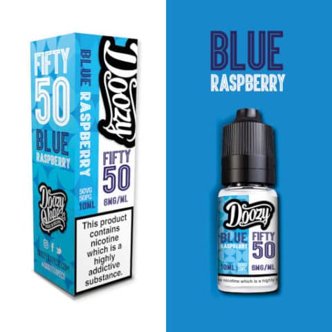 Blue Raspberry Fifty, Doozy-Fifty-50-Blue-Raspberry