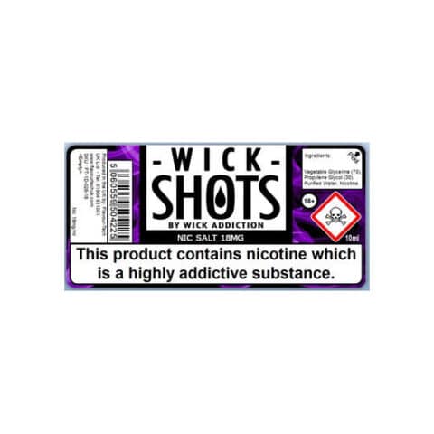Wick Addiction Nic Salt Shot , NicSalt18mg_512